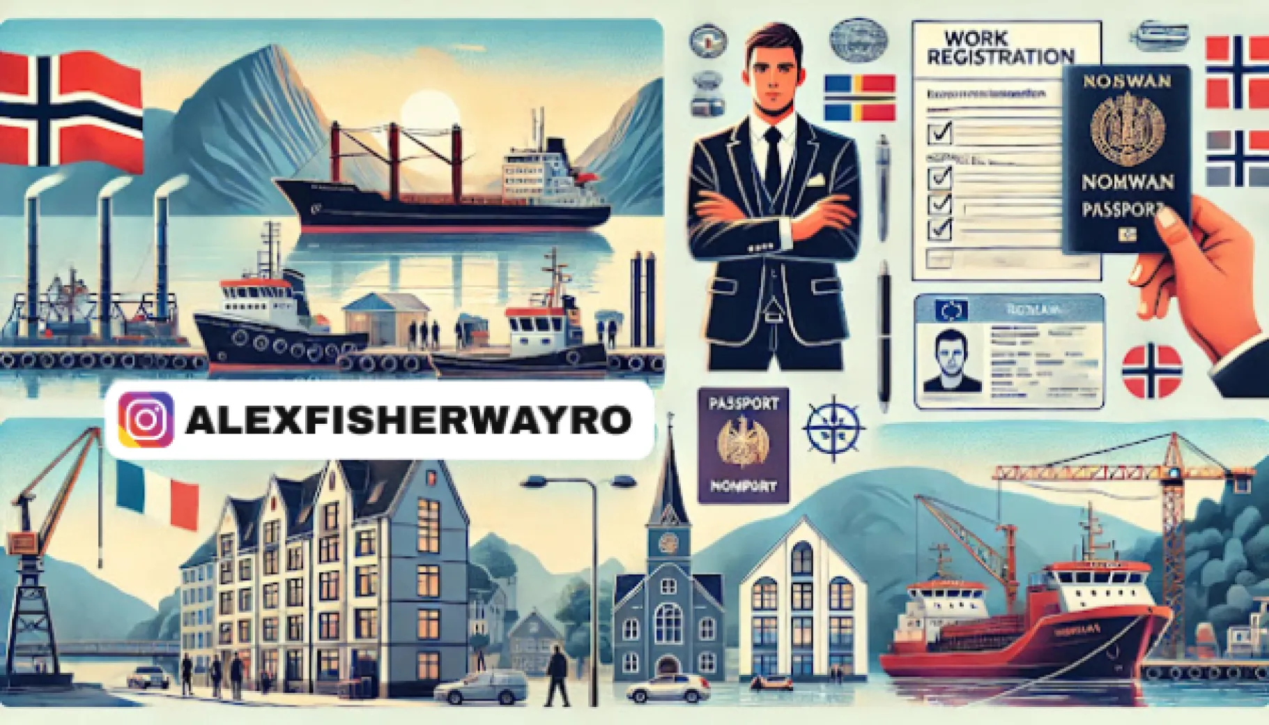 AlexFisherWay про работу в Норвегии для граждан Молдовы с Румынским паспортом.